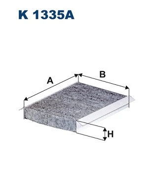 Filtr kabiny  K1335A 