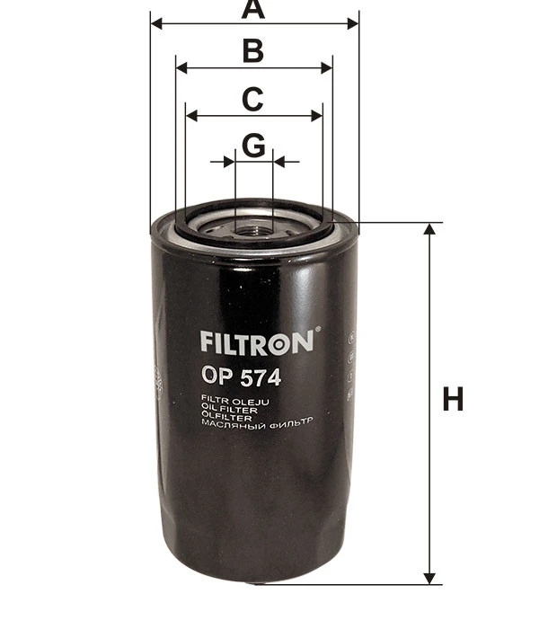 Filtr oleju  OP 574 