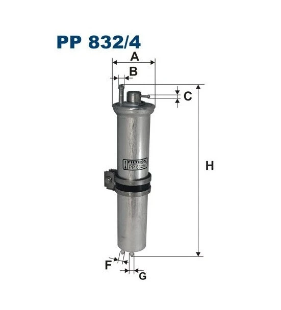 Filtr paliwa  PP832/4 