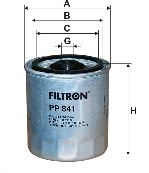 Filtr paliwa  PP 841 