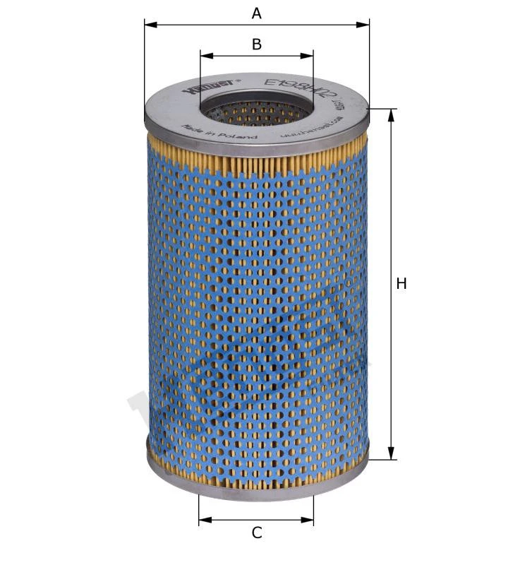 Filtr oleju  E198H02 