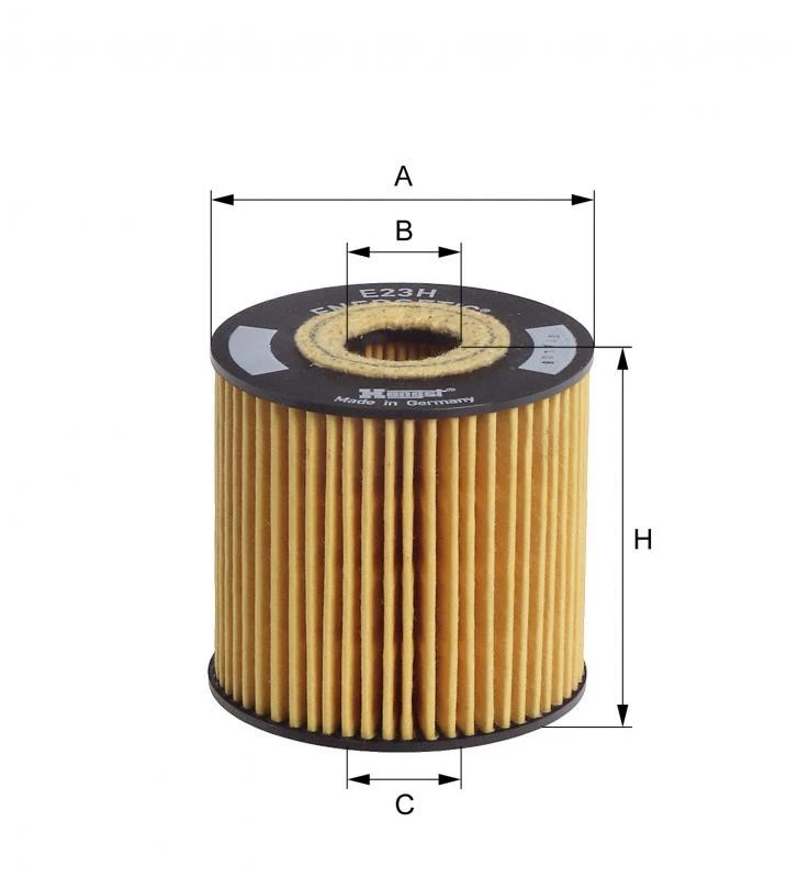 Filtr oleju  E23HD81 