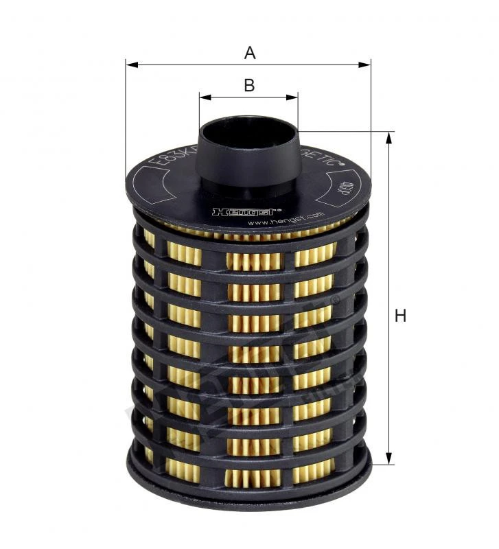 Filtr paliwa  E83KP02D140 