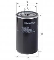 Filtr hydrauliczny  H14WD01 