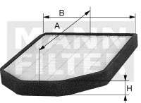 Filtr kabinowy  CUK2241-2 