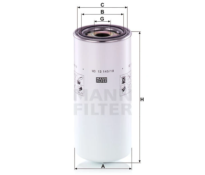 Filtr oleju  WD 13145/18 