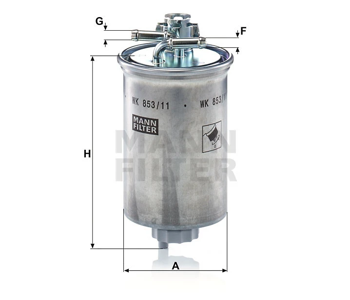 Filtr paliwa  WK 853/11 