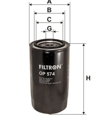 Filtr oleju  OP574