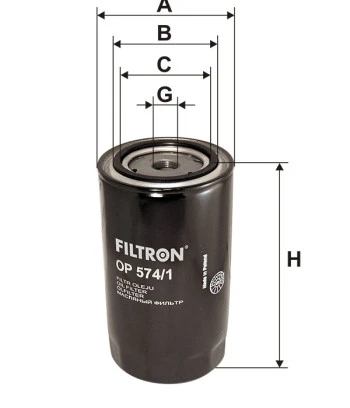 Filtr oleju OP574/1