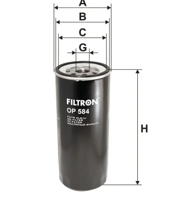 Filtr oleju OP584