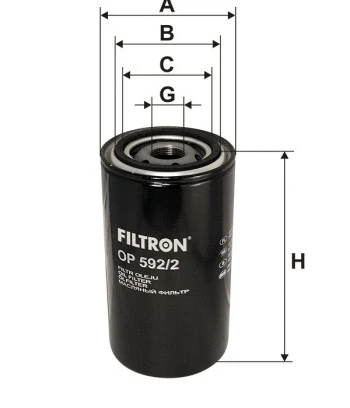 Filtr oleju OP592/2