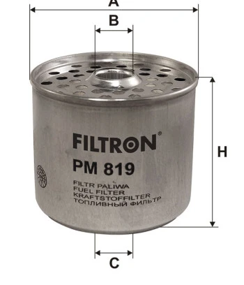 Wkład filtra paliwa  PM819