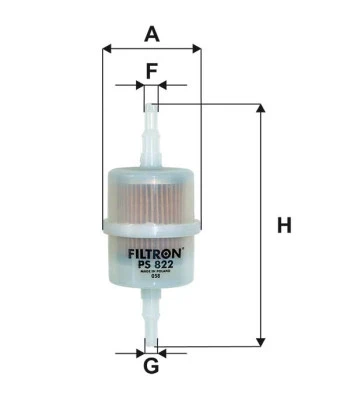 Filtr paliwa  PS822