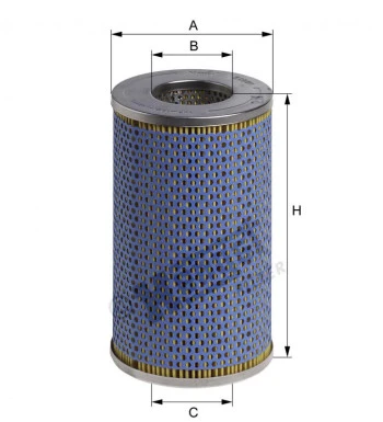 Filtr oleju  E198HD09