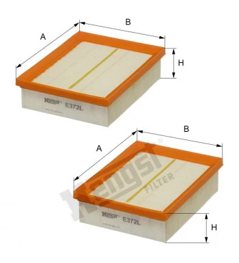 Filtr powietrza E372L-2