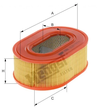 Filtr powietrza  E592L