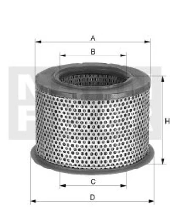 Filtr powietrza  C2375