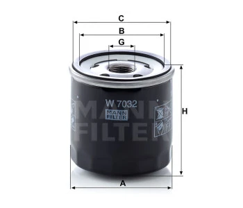 Filtr oleju  W7032