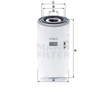 Filtr oleju  W9019