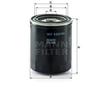 Filtr oleju  WP928/80