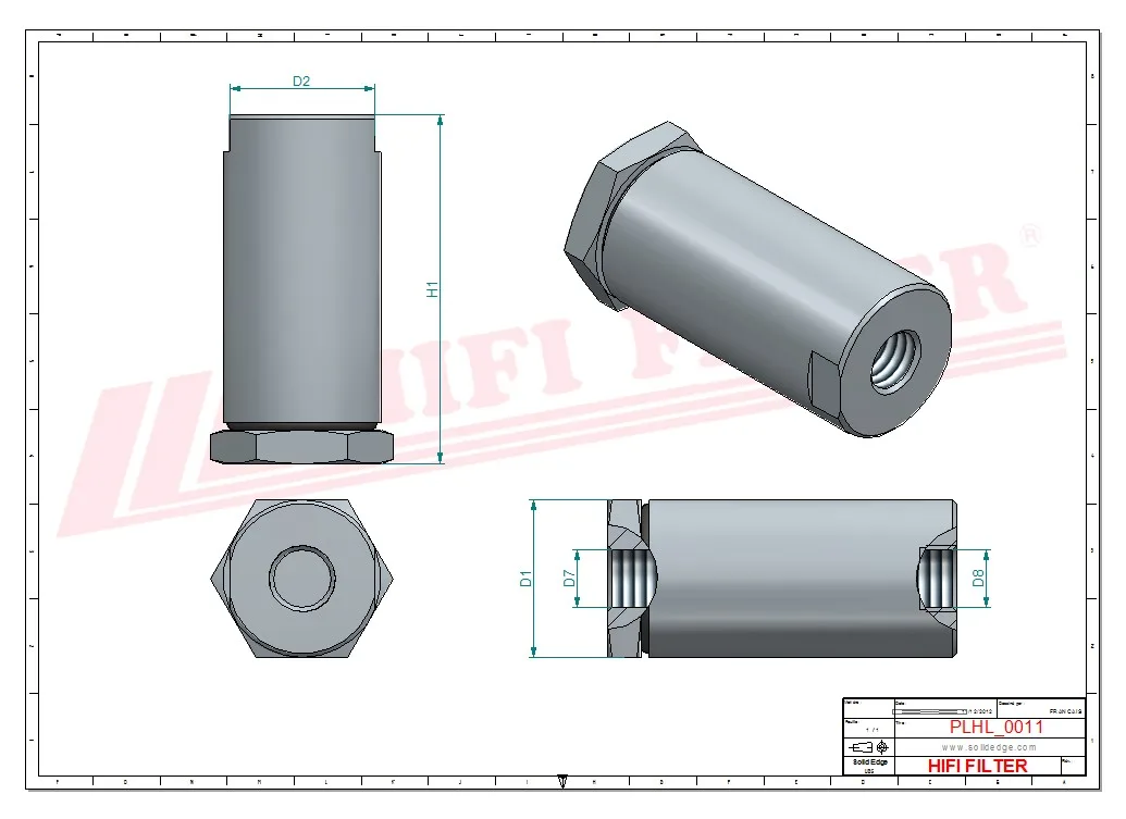 Rysunek techniczny Hifi Filter DPQ92PVZBZB90J