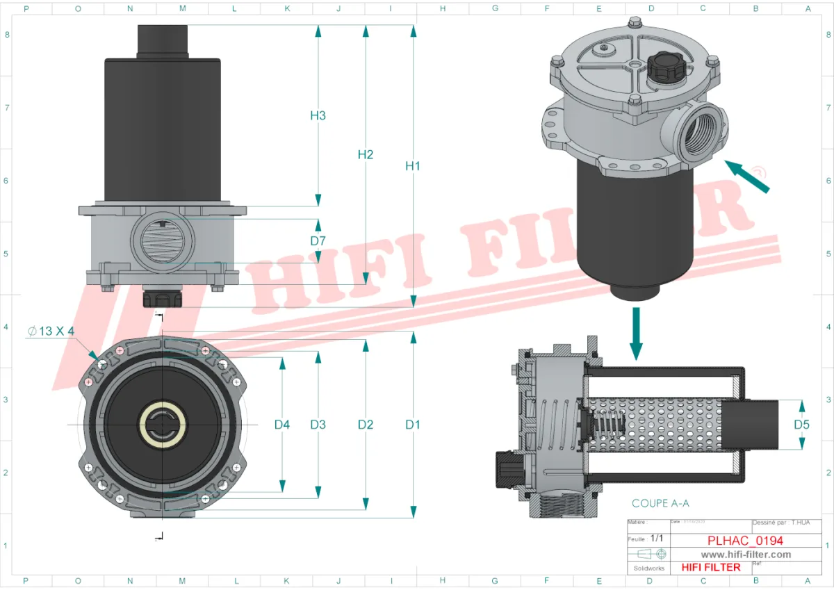 DRC53RKZBDM60B Hifi Filter
