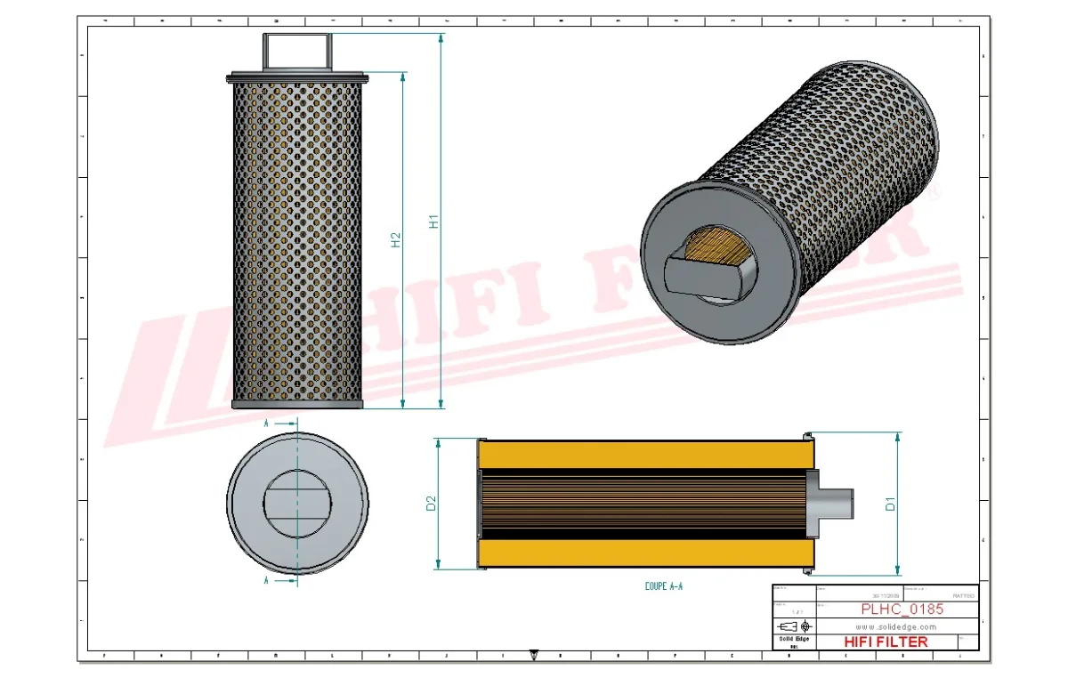 Rysunek techniczny Hifi Filter SH52278