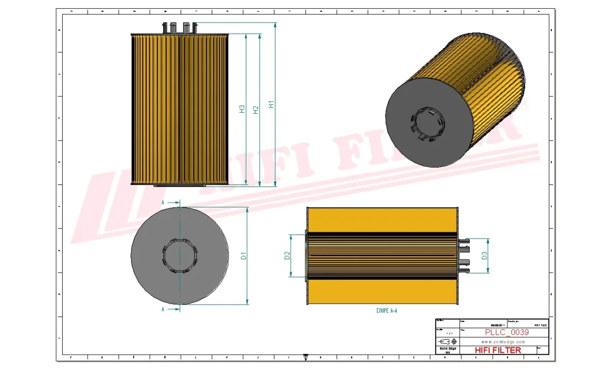 Rysunek techniczny Hifi Filter SO7055