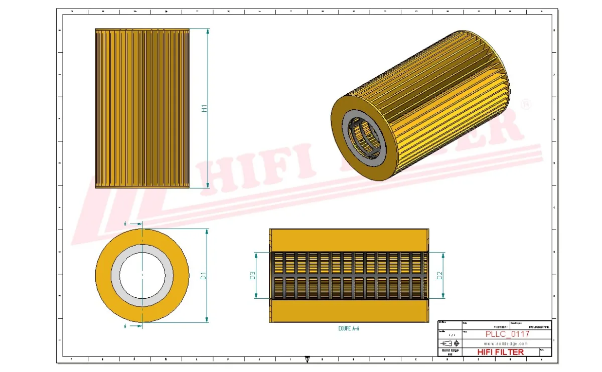 Rysunek techniczny Hifi Filter SO7074