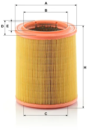 Filtr powietrza Mann Filter C1472 — zdjęcie 2