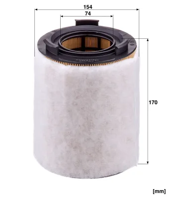 Filtr powietrza Mann Filter C15008 — zdjęcie 2