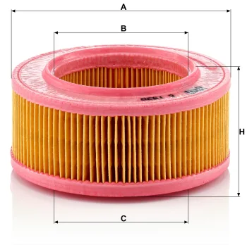 Filtr powietrza Mann Filter C1530 — zdjęcie 2