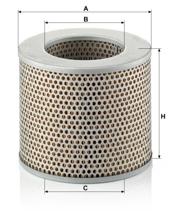 Filtr powietrza Mann Filter C1574 — zdjęcie 2