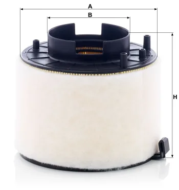 Filtr powietrza Mann Filter C17009 — zdjęcie 2