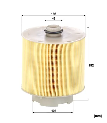 Filtr powietrza Mann Filter C17137x — zdjęcie 2