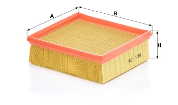 Filtr powietrza Mann Filter C1880 — zdjęcie 2