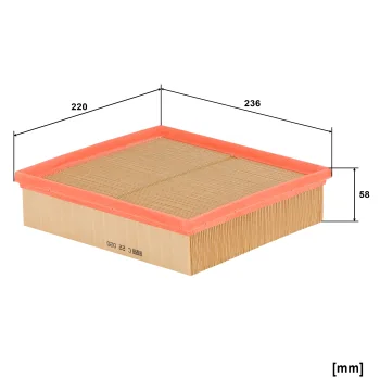 Filtr powietrza Mann Filter C22020 — zdjęcie 2
