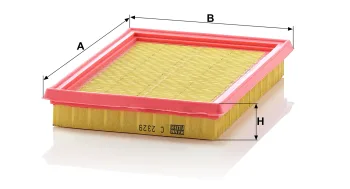 Filtr powietrza Mann Filter C2329 — zdjęcie 2