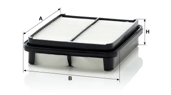 Filtr powietrza Mann Filter C2337 — zdjęcie 2