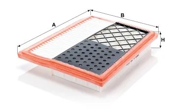 Filtr powietrza Mann Filter C25004 — zdjęcie 2