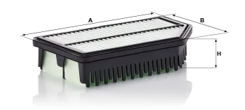 Filtr powietrza Mann Filter C25016 — zdjęcie 2