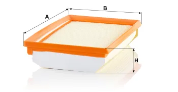 Filtr powietrza Mann Filter C25033 — zdjęcie 2