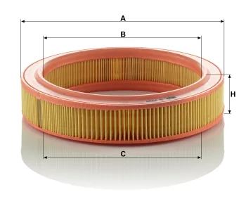 Filtr powietrza Mann Filter C2534 — zdjęcie 2