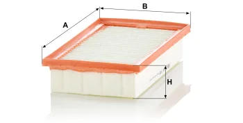 Filtr powietrza Mann Filter C26048 — zdjęcie 2