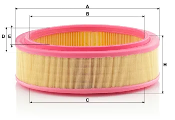 Filtr powietrza Mann Filter C2672/1 — zdjęcie 2
