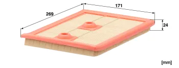 Filtr powietrza Mann Filter C27009 — zdjęcie 2