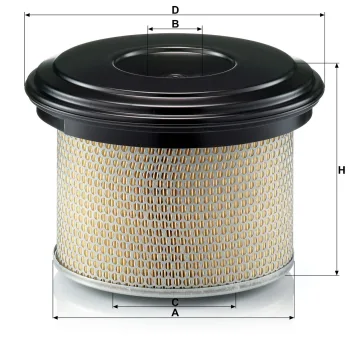 Filtr powietrza Mann Filter C27585/3 — zdjęcie 2