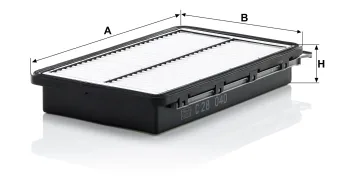 Filtr powietrza Mann Filter C28040 — zdjęcie 2