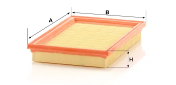 Filtr powietrza Mann Filter C2851 — zdjęcie 2
