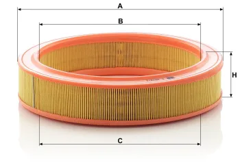Filtr powietrza Mann Filter C2873/1 — zdjęcie 2